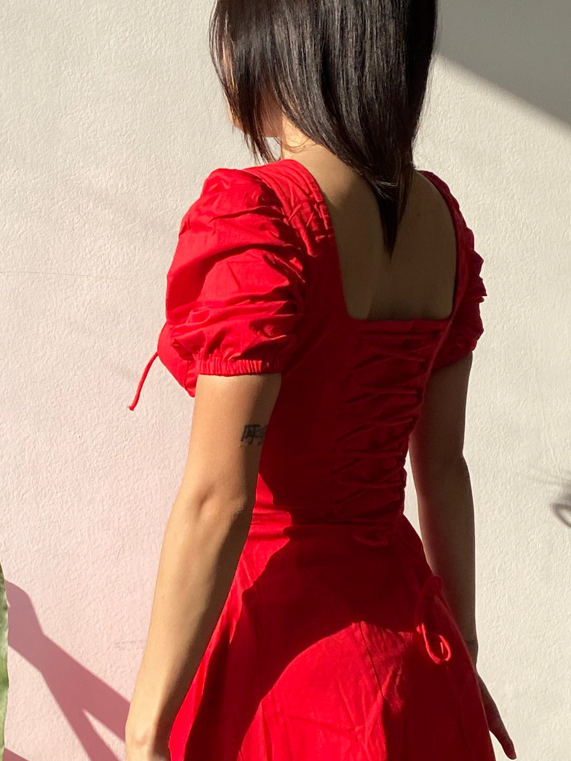 Red Rose Dress