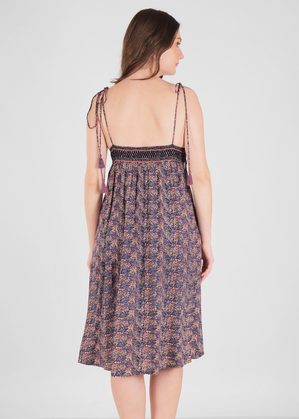 Boho Print Sleeveless Summer Dress
