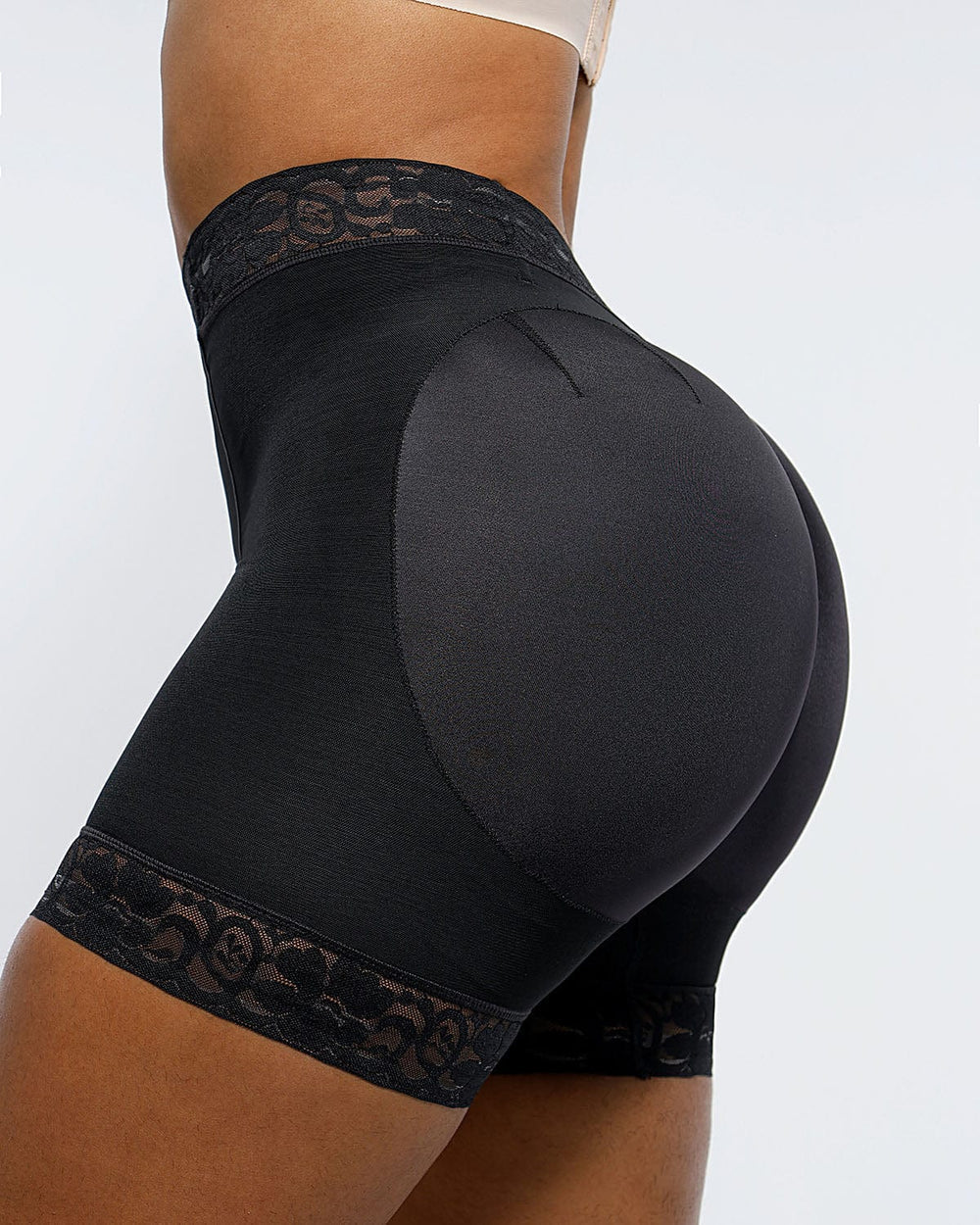 Mid Waist Lace Butt Enhancer Panty