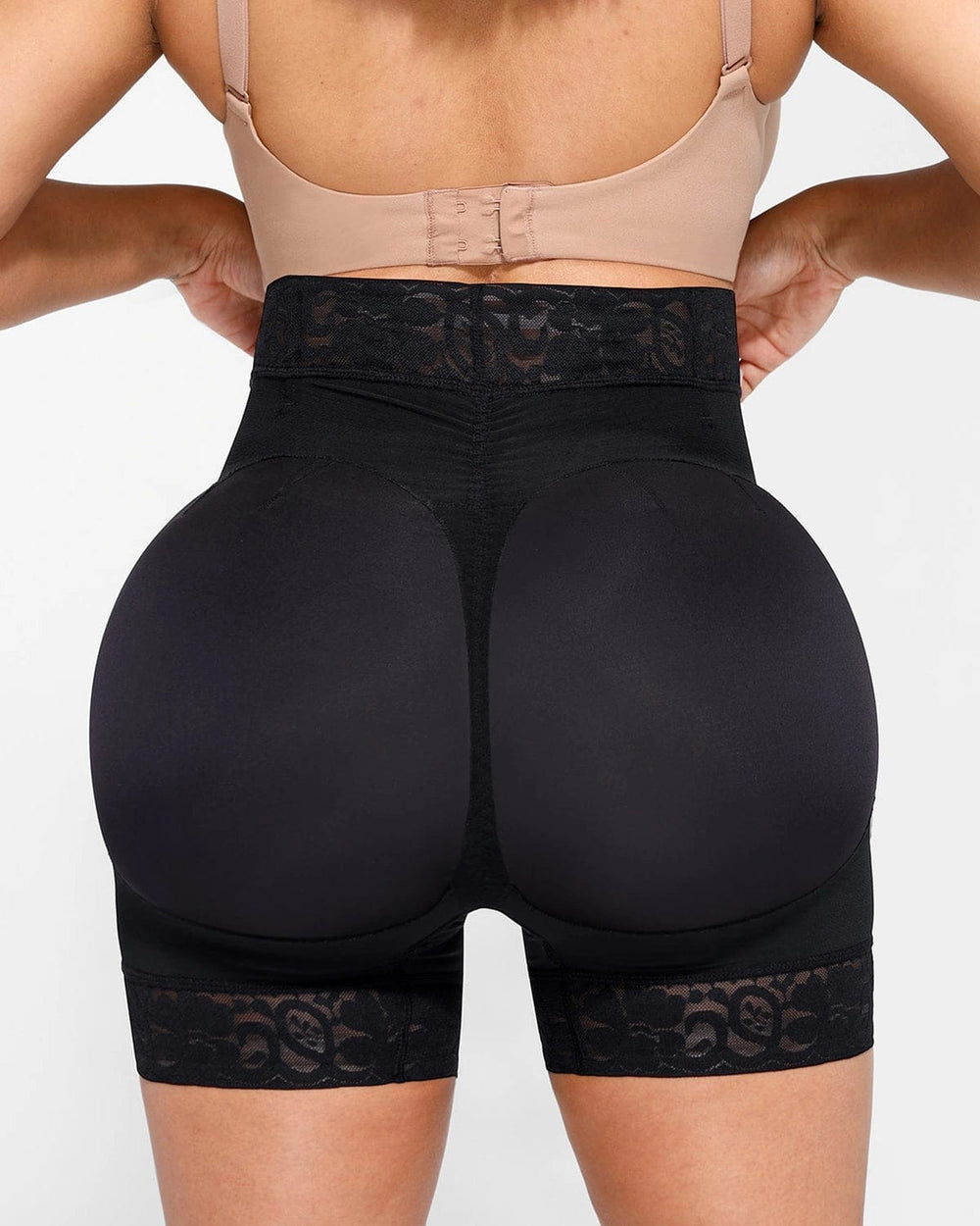 Mid Waist Lace Butt Enhancer Panty