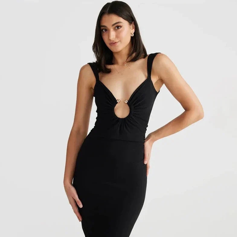Sleeveless Backless Bodycon Dress
