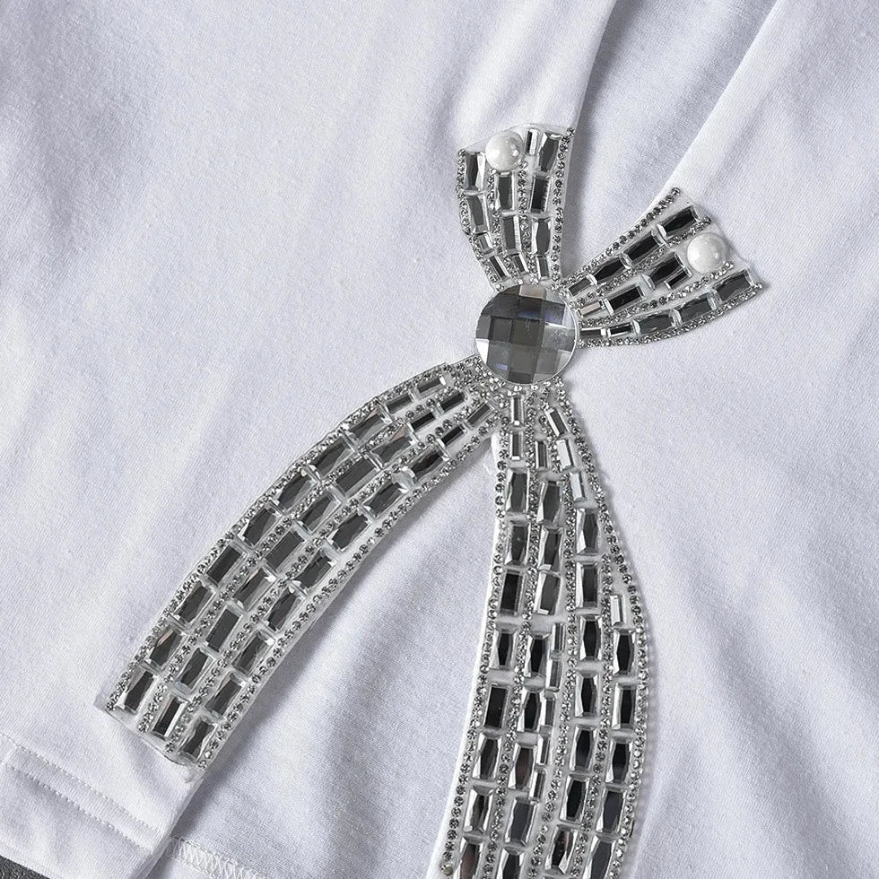 Cross Pattern Streetwear Crop Top