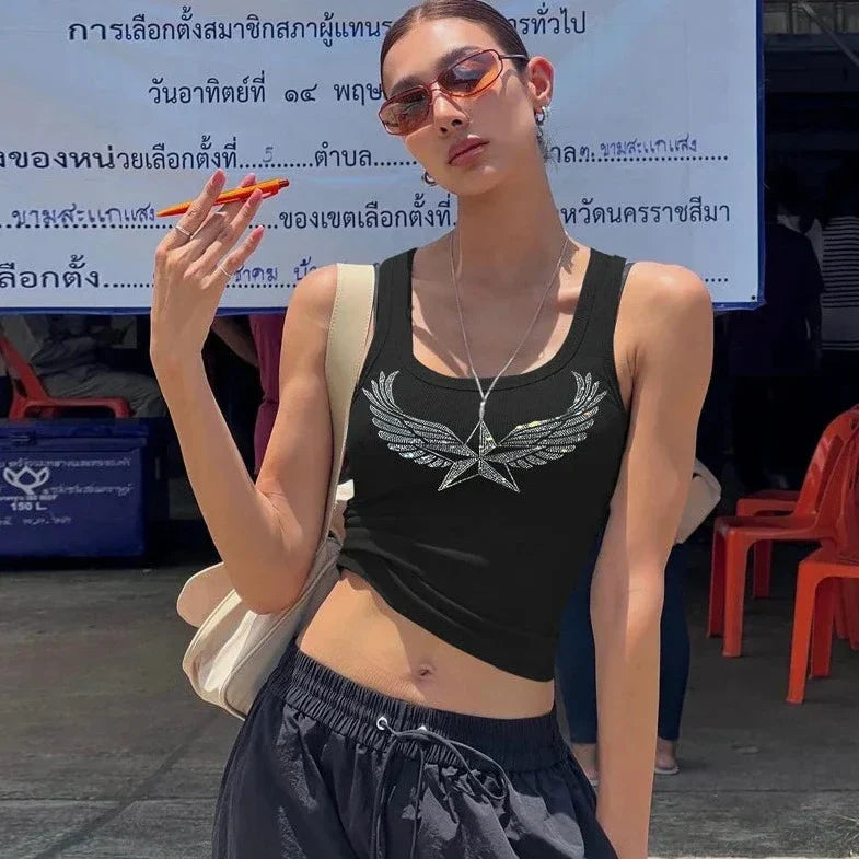 Summer Sleeveless Streetwear Tank Top