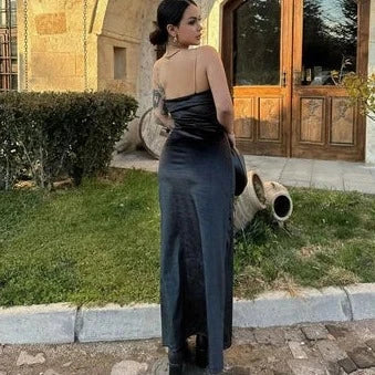 Bodycon Velvet Sleeveless Spaghetti Strap Dress