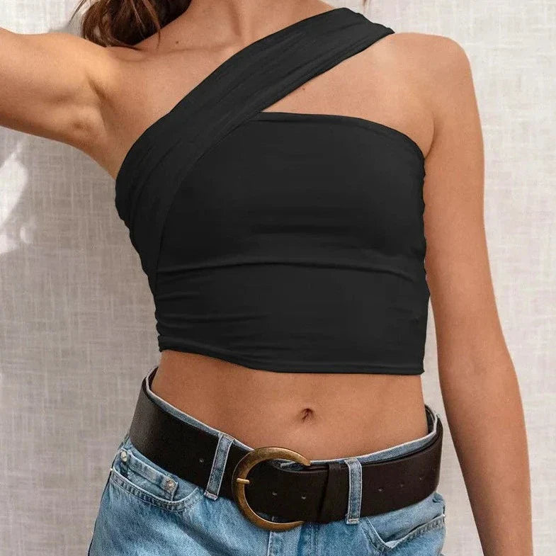 Multi Style Tube Fitted Crop Top