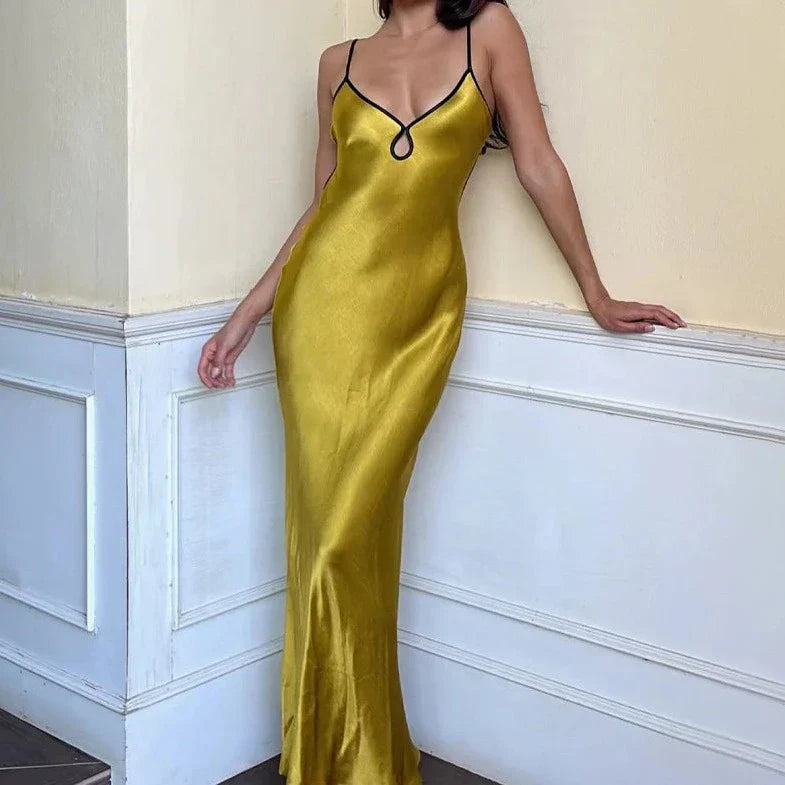 Sleeveless Backless Long Maxi Dress