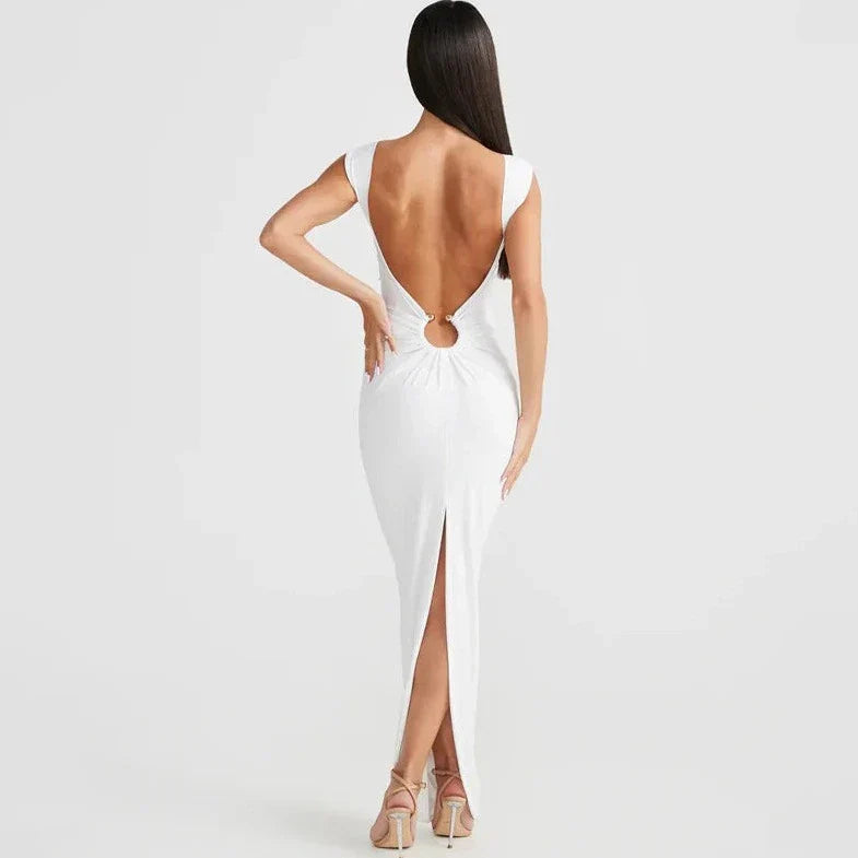 Sleeveless Backless Bodycon Dress