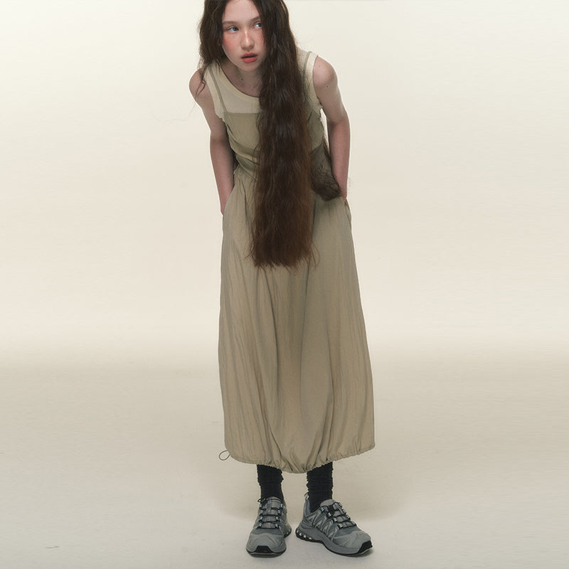 Festival Pleated Suspended Dress