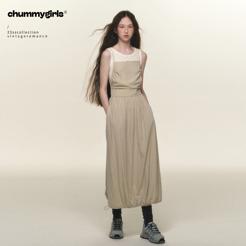 Festival Pleated Suspended Dress