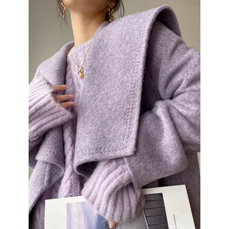 Classic Dual Charm: Wool Coat