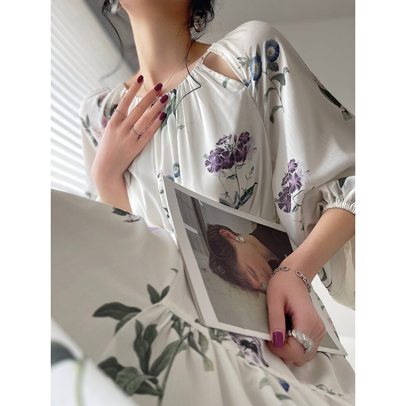 Relax Resort Print Skirt