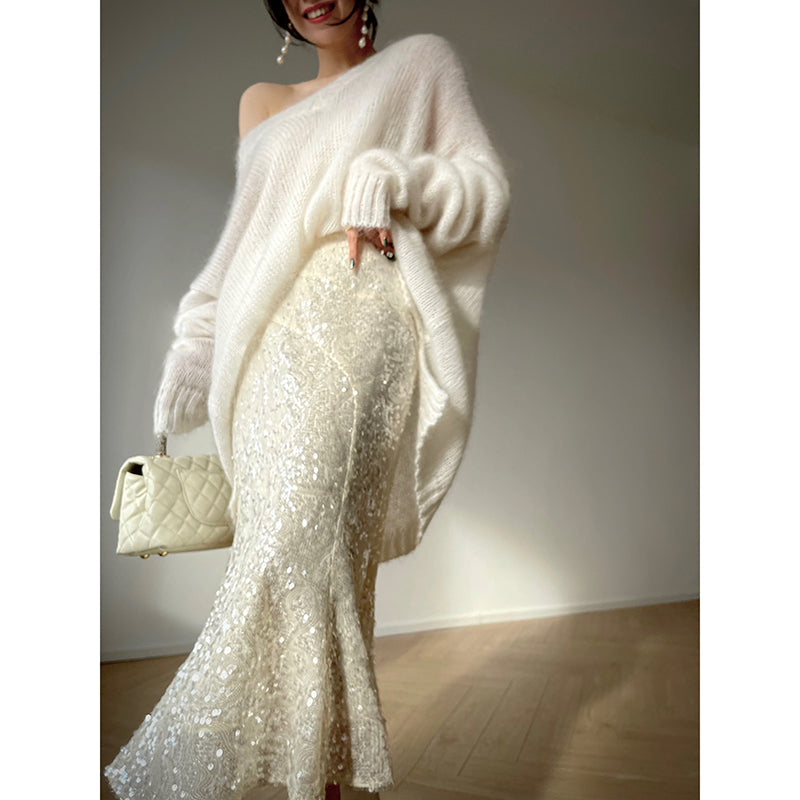 Mermaid Tears Sequin Skirt