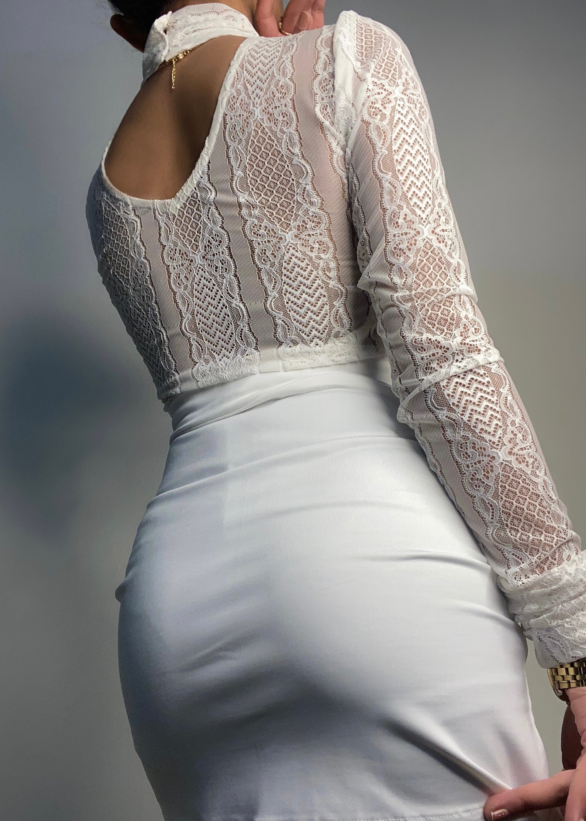 Snow Sheer Top